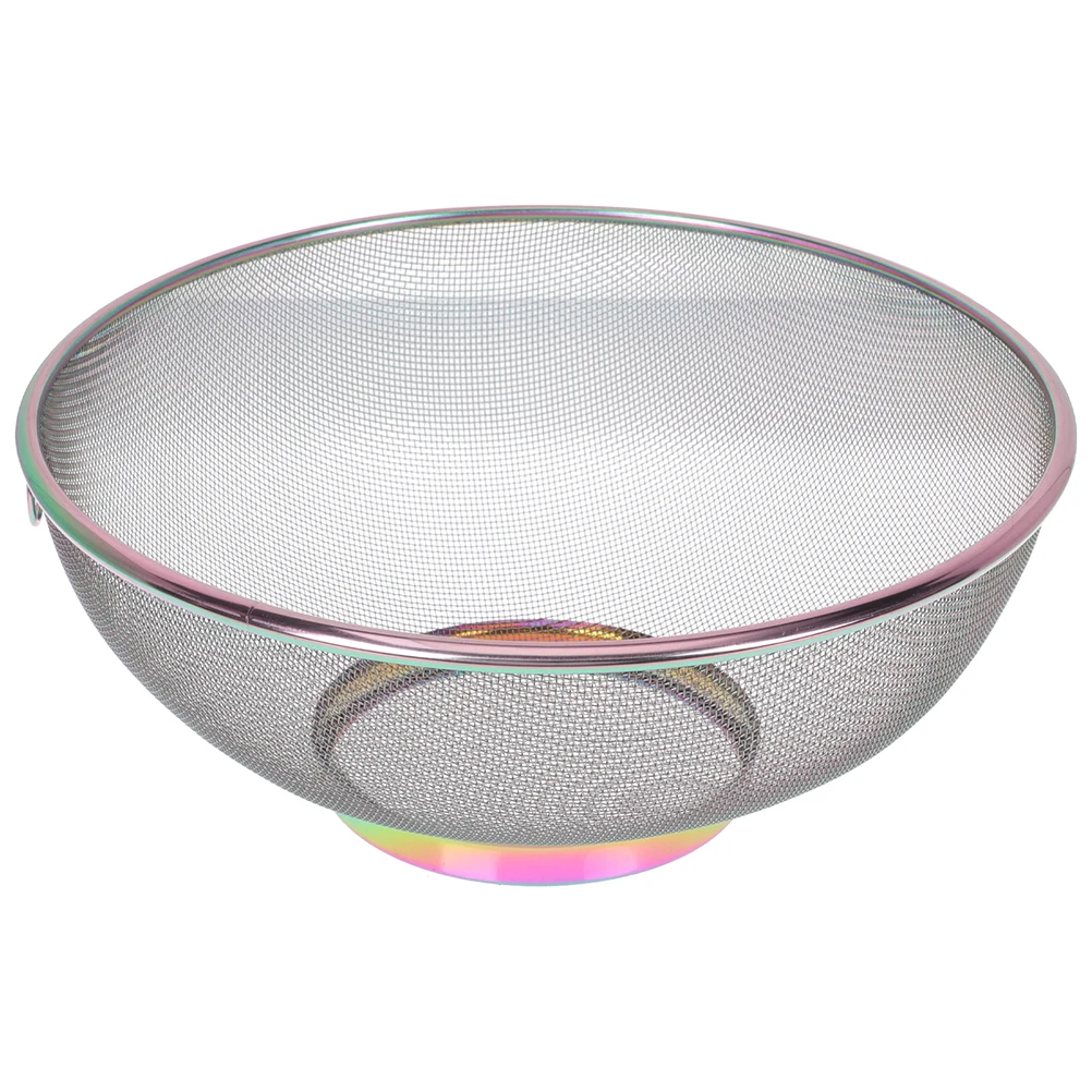 

Rice Washer Strainer Bowl Stainless Steel Mesh Basin Washing and Filtering Food Fine Steel1