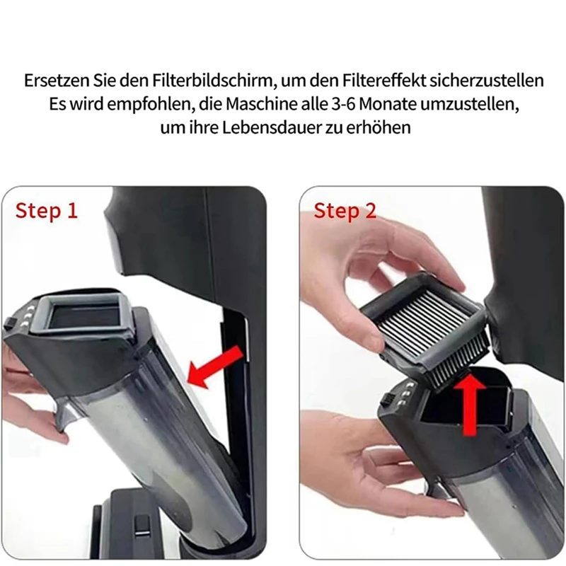 A98G-2 Set untuk Roborock Dyad Pro/Dyad Pro Combo Penyedot Debu Sikat Rol Suku Cadang Pengganti Filter Hepa