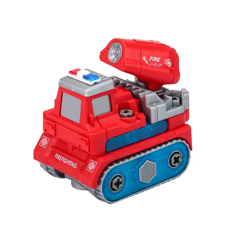 Robot transformador 5 en 1, serie de lucha contra incendios, figura de acción viene con mapa de juego, accesorios de barricada, juguetes coleccionables para niños, regalos de cumpleaños