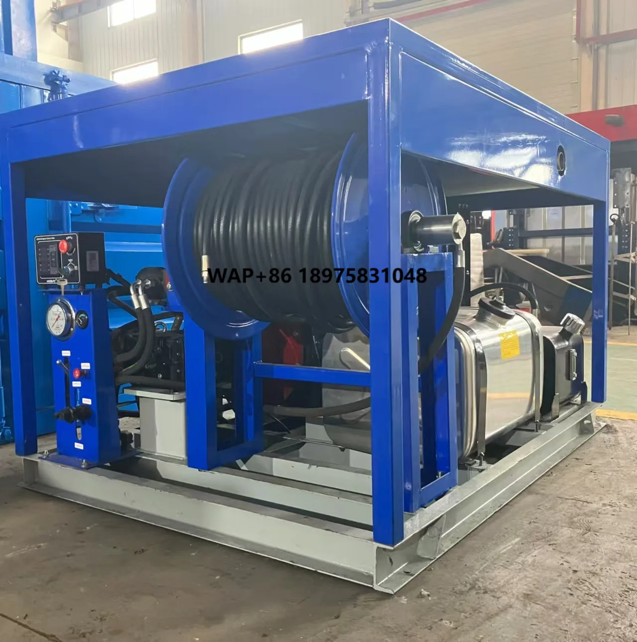 High Pressure 240 Bar  Driven Pipeline Dredging Machine Sewer Plant Sewage Cleaning Water-based Cleaning Proces