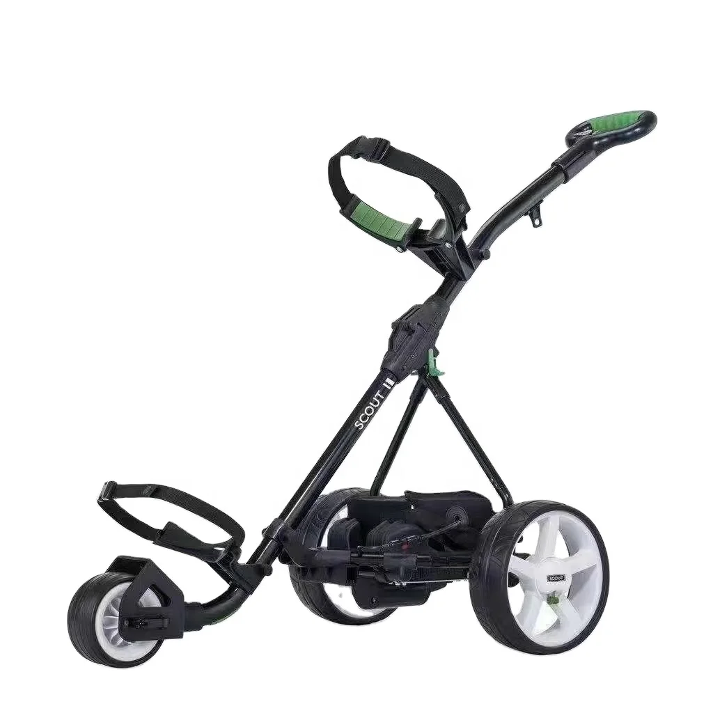 

Electric Golf Trolley New Design Foldable Signature Range Cart Push Function