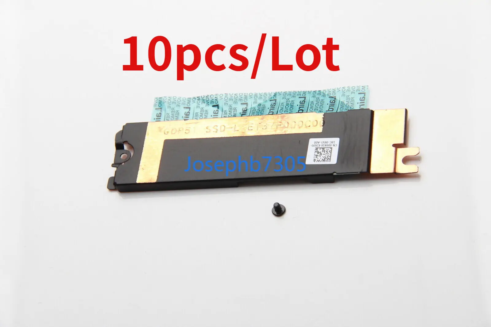 Mr.Tough 10PCS M.2 2280 SSD Heatsink Caddy L Side  XPS15 9500 9510 4TW9C 006N16 for Dell