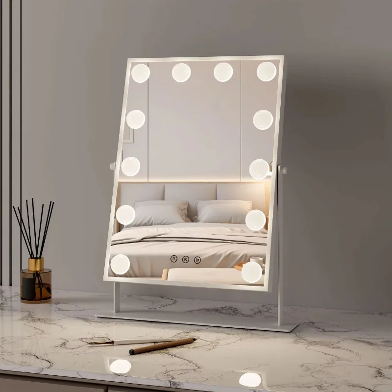 

Touch Sensor Switch Smart Touch Control Bulbs Cosmetic Make up Makeup Mirror With Led Light Vanity Mirror