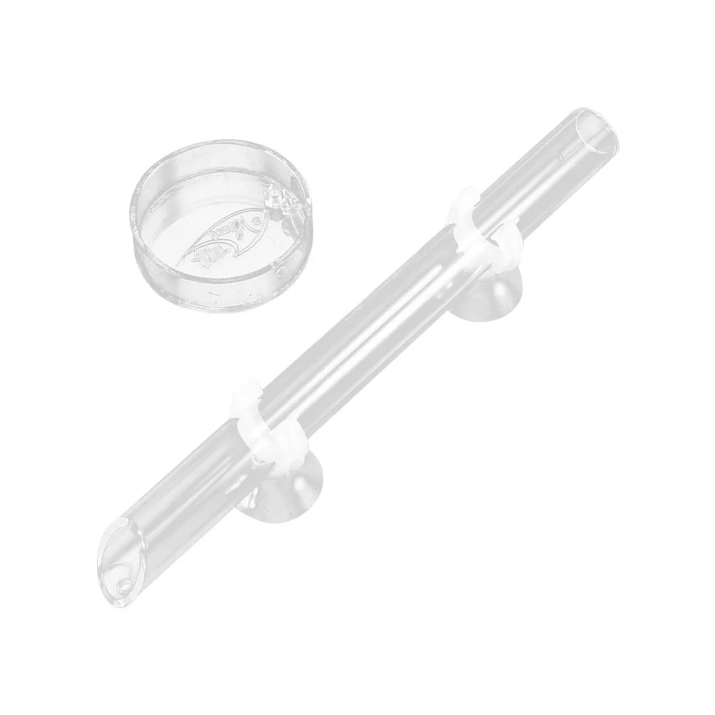 

1 set Aquarium Feeding Tube Transparent Acrylic Fish Tank Shrimp Feeder Basin For Small Fish Blood Worm Red Nematode Tool