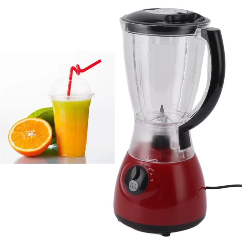 

450W Electric Food Blender Multifunctional Large Capacity Blender Stainless Steel Blades Fruit Blender For Home Restaurant