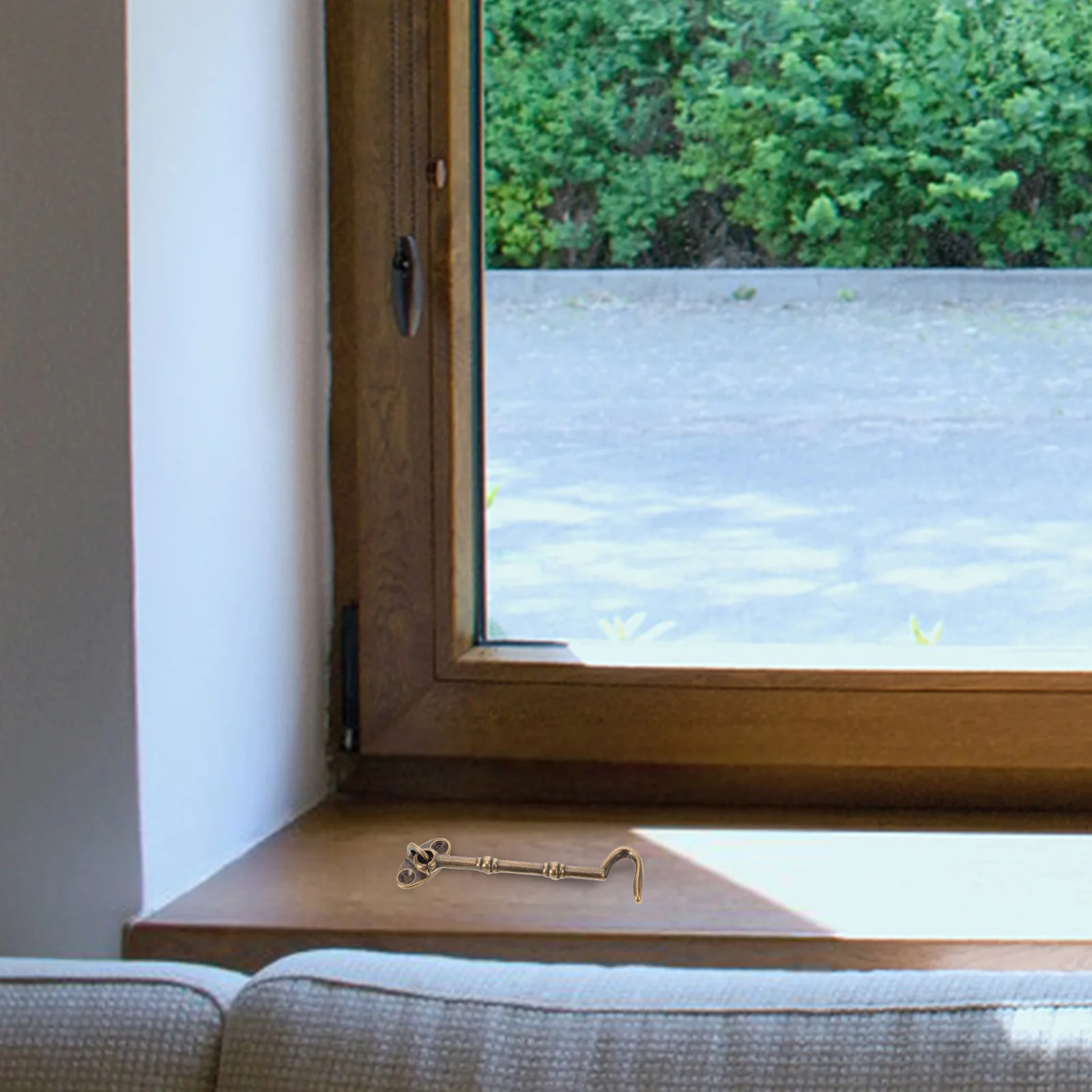 

1pcs Rotating Brass Latch Replacement Heavy Duty Door Window Locking Set For Indoor Sturdy Metal Latch Kit Hardware