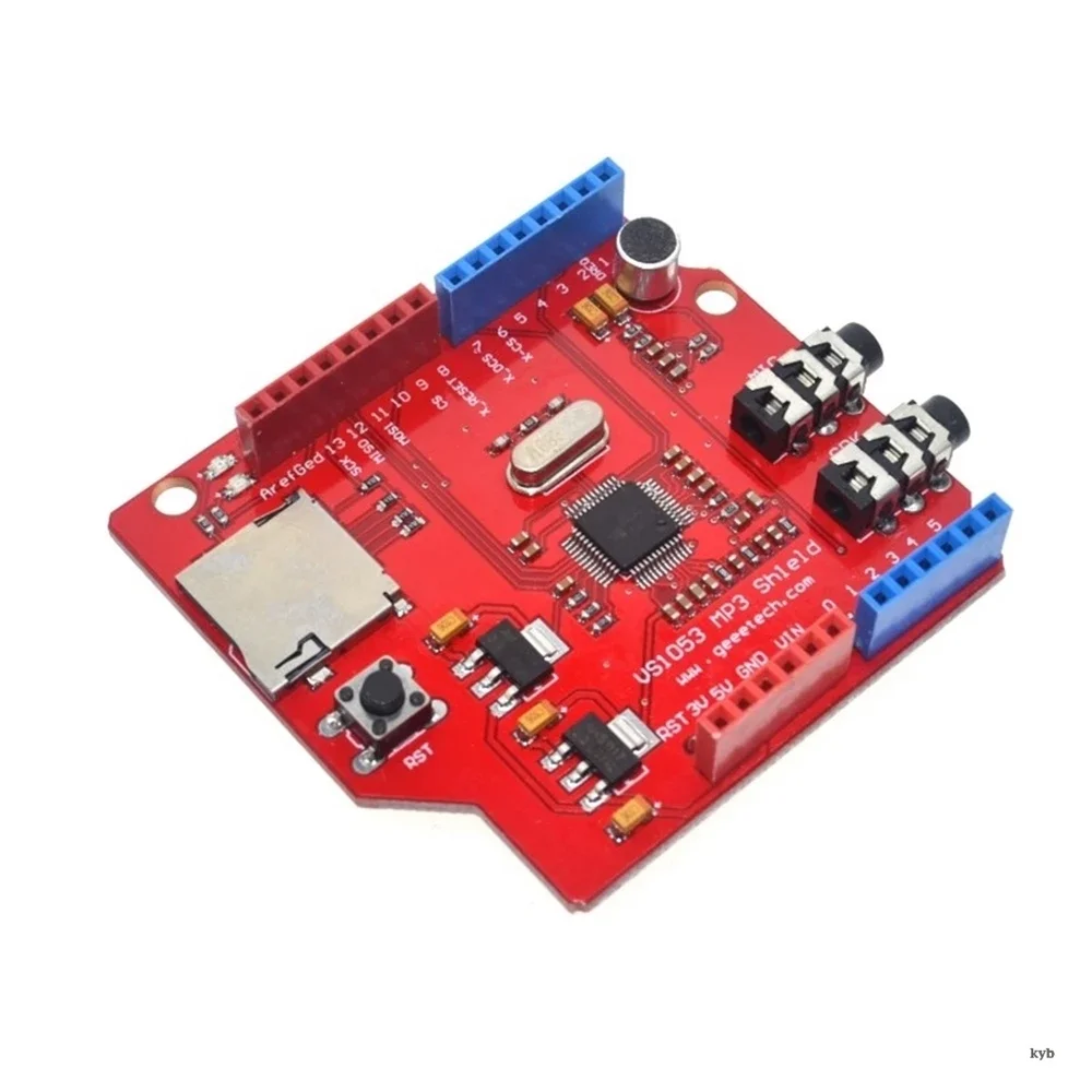 MP3 Music Shield VS1053 VS1053B Stereo  MP3 Player Record Decode Module Development Board