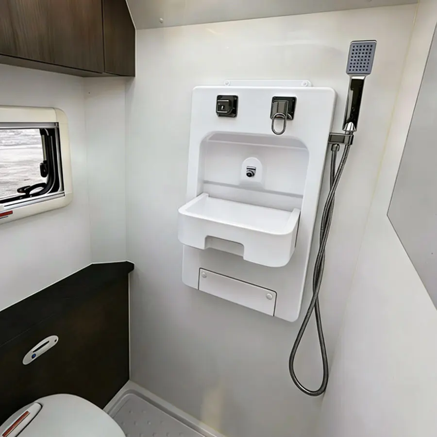 Folding Wash Basin Toilet Folding Bath Cabinet Face Shower Dual-purpose Source Factory