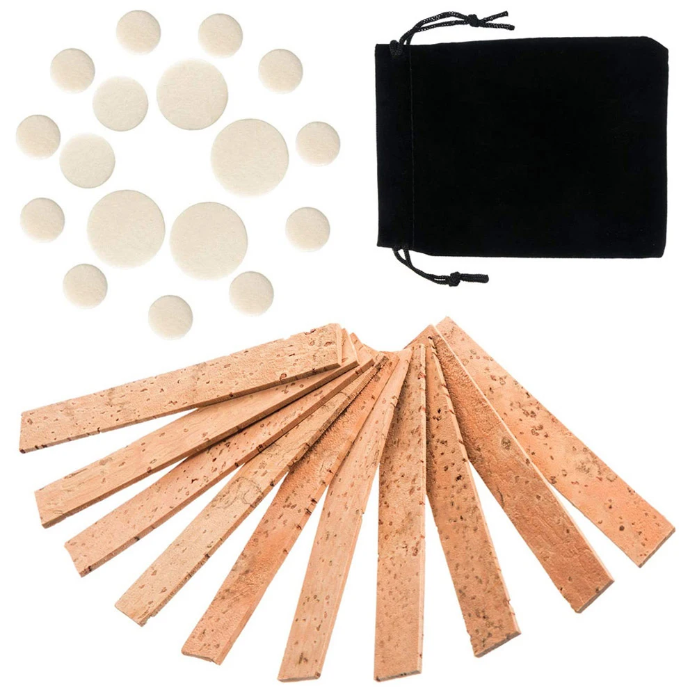 

Premium Accessories Cork Pads Replacement Repair Kit Elastic Airtight Clarinet Parts Essentials for for Clarinet