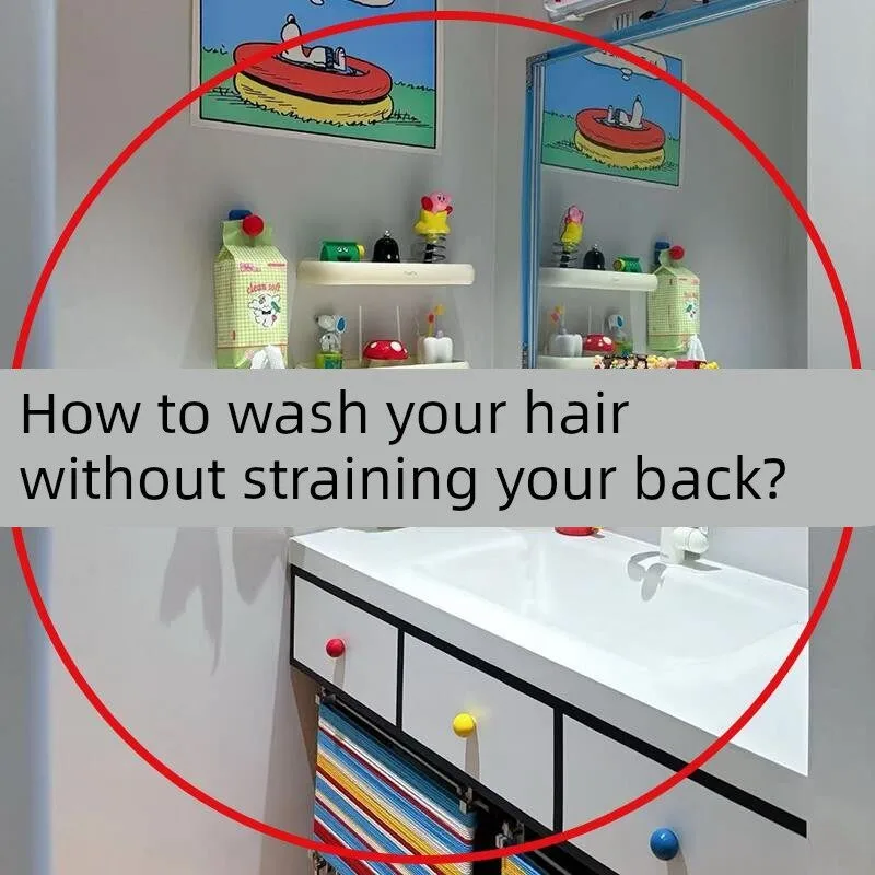 

Утренний спрей для мытья волос Morning Batoom: безболезненная регулируемая подставка на присоске для телефона, креативный китайский дизайн