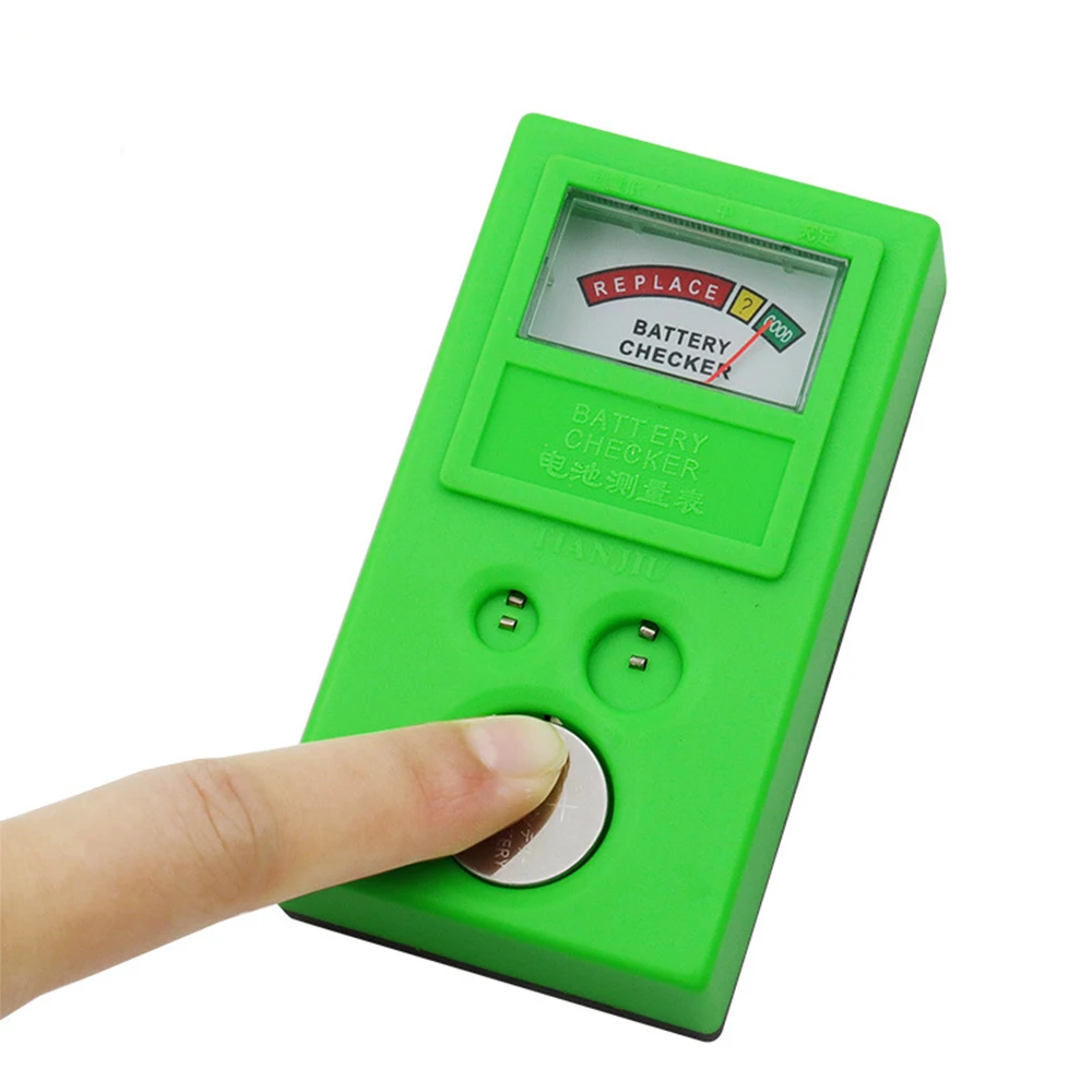 1Piece Button Battery Tester 1.55 V 3 V Portable Watch Clock Cell Measuring Tool Accessory Easy to Use Repair Meter Batteries