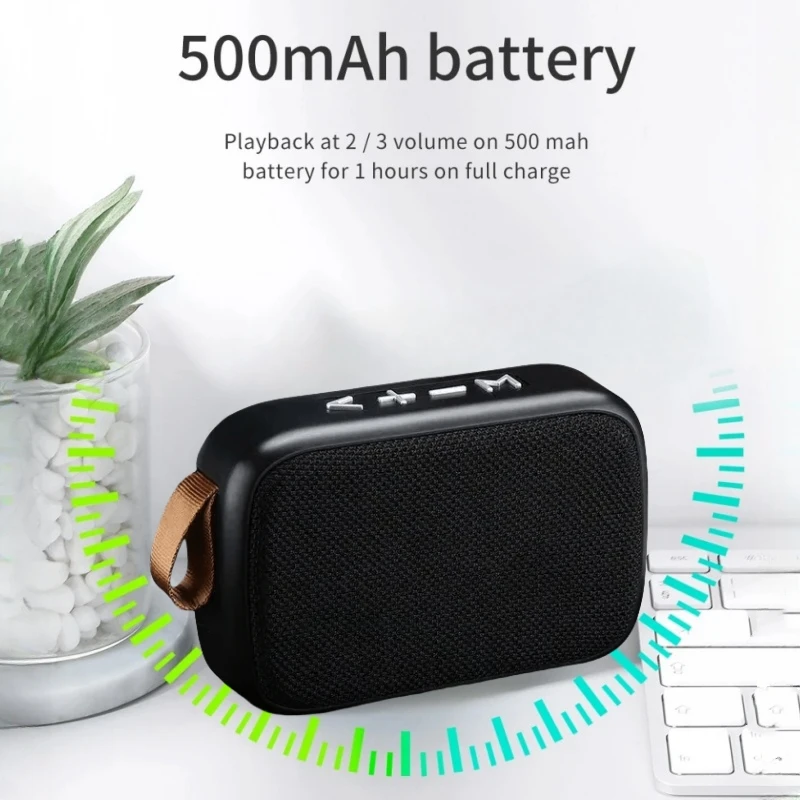 Portable Wireless Soundbar Speaker Bluetooth 5.0 Subwoofer Waterproof Outdoor Speakers USB Stereo Loudspeaker Support TF Card
