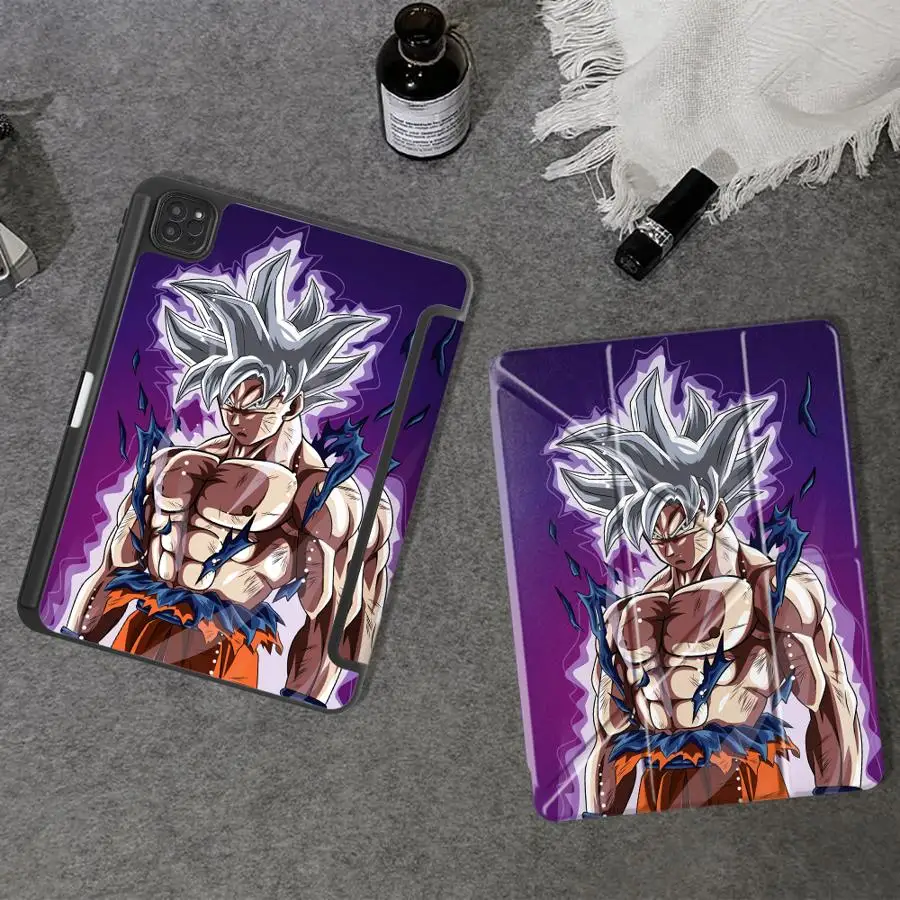 

Чехол-подставка для планшетов iPad Mini 6, 7, Pro 11, 10, 9, 8, 7, 12.9 дюймов Pro 2025, Air 4, 5, M3, M2, 1, 2, M4, 11 дюймов, Dragon Ball