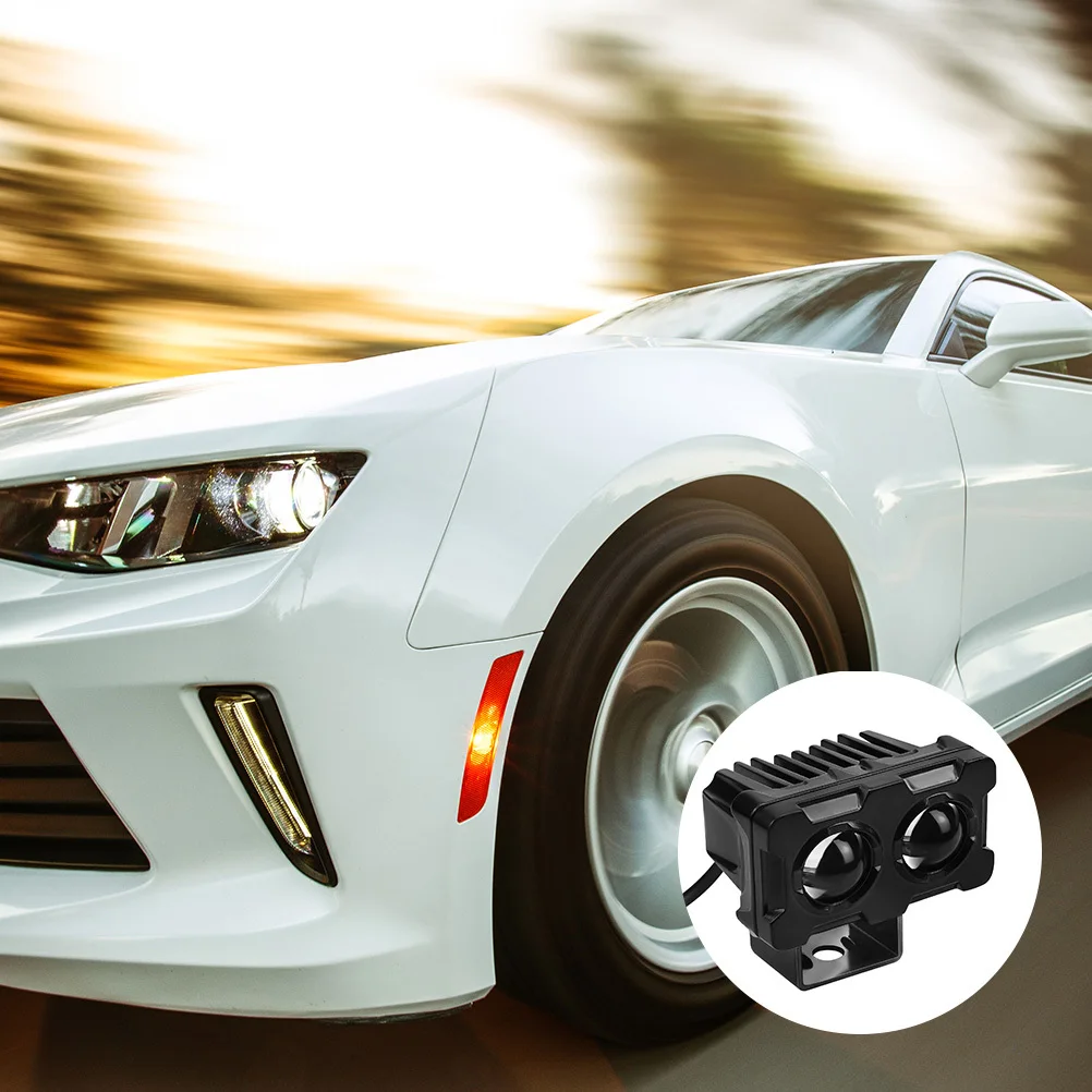 

1Pcs LED Headlight Motorcycle Modification High Brightness Night Driving Lamp Motorbike LED Projection Headlamp Outdoor