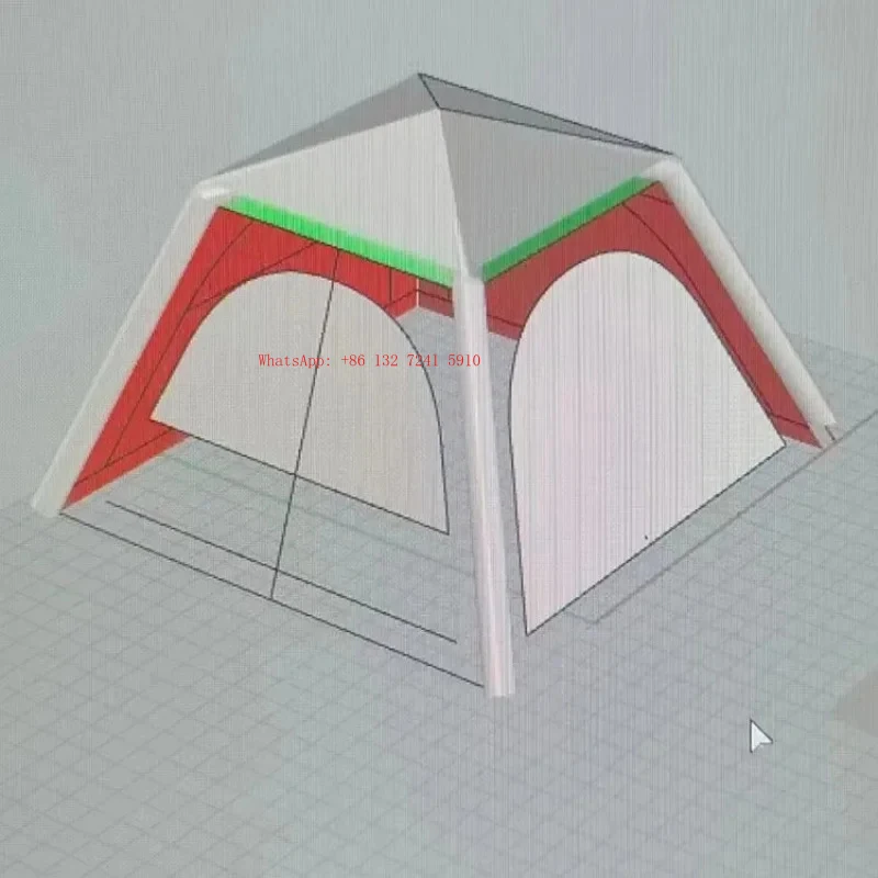 Hongsheng Products  Factory Direct Sales Waterproof Infla House Air Tent Outdoor Infla Camping Tent