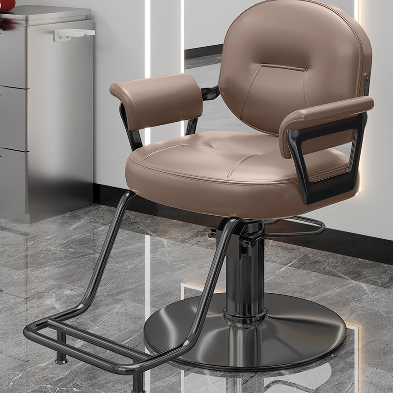 Chair Hairstyle Wheel Chaisse Salon Accessories Professional Makeup Wheels Tattoo Bed Barbershop Men's Shaving Desk Kapperstoel