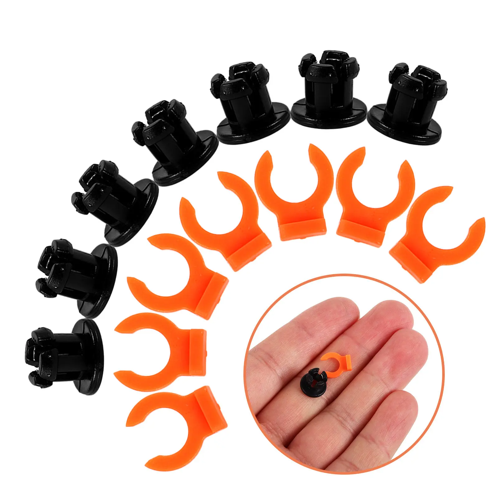 

Набор из 3-х пластиковых фиксаторов-зажимов для 3D-принтера, надежные держатели для трубок, аксессуары для быстрой фиксации, совместимые с различными моделями