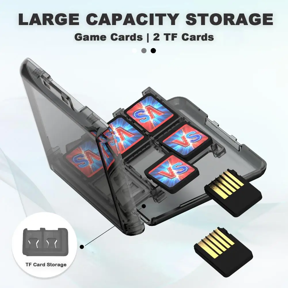 12-in-1 Game Card Case for Nintendo Switch Portable Micro SD Card Holder Hard Shell Protective Storage Box Accessories - view 4