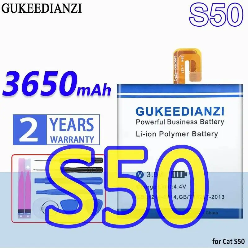 

Экологически чистый аккумулятор мобильного телефона 3650 мАч для Caterpillar Cat S50