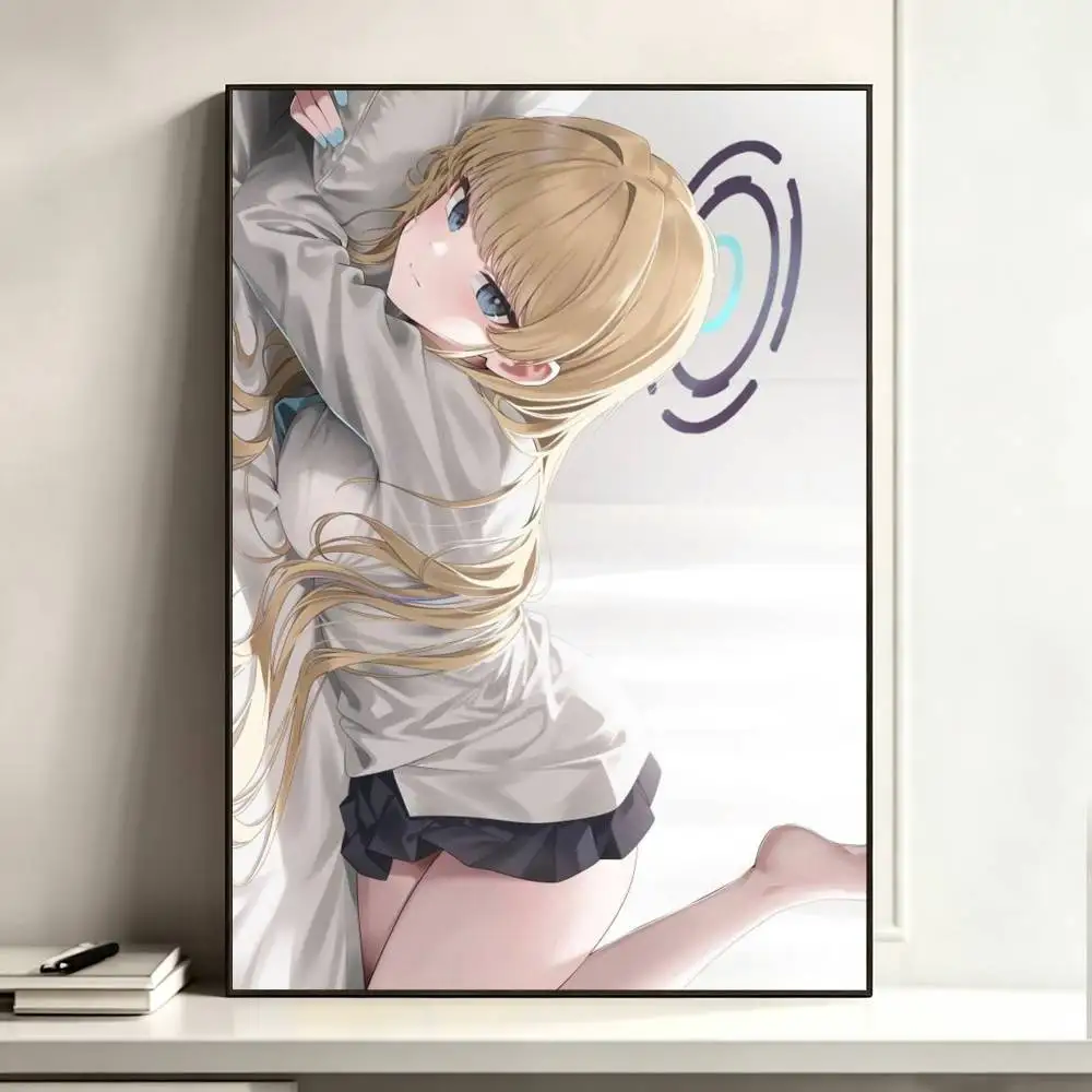 Ichinose Asuna Blue Archive  Poster High Quality Dorm Living Room Aesthetic Wall Decoration Painting Stickers Gift