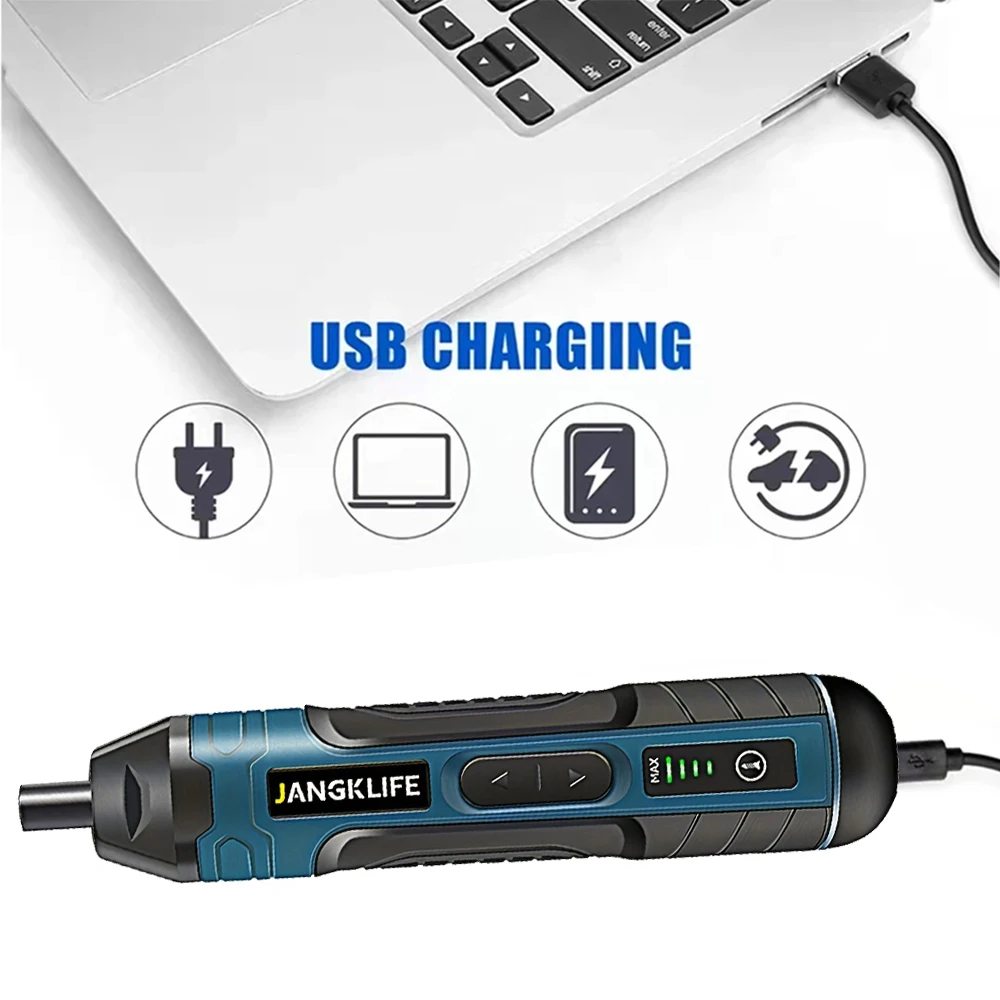 Cordless Electric Screwdriver Rechargeable 1300mah Lithium Battery Mini Drill 3.6V Power Tools Set Household Maintenance Repair