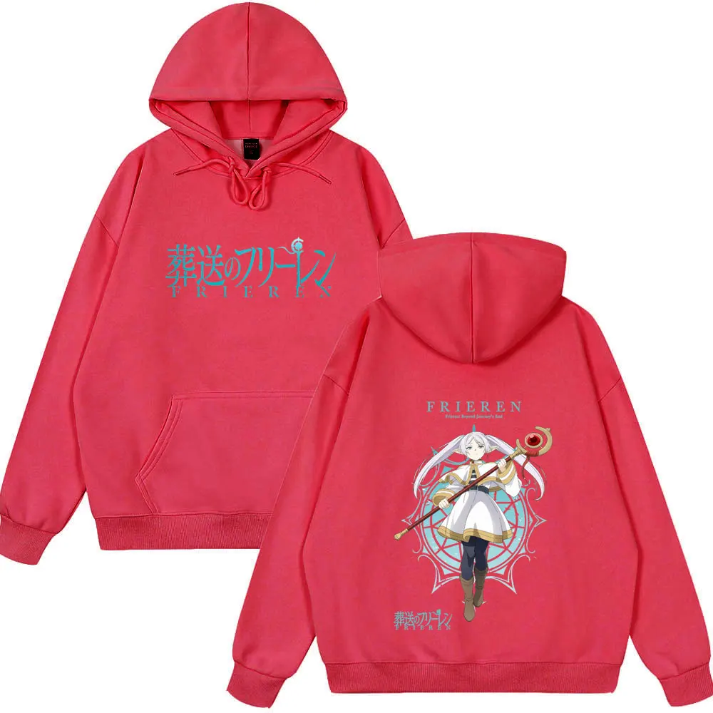 Vintage Wear Anime Frieren: Beyond Journey's End Frieren Grafik-Tops für Männer und Frauen, modische Langarm-Shirts, lässige Streetwear, lustige Oberteile – Detail 11