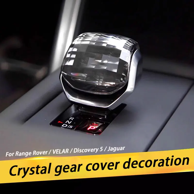Crystal Gear Shift Cover for Land Rover Range Rove Sport Executive Edition VELAR Evoque Discovery 5 Jaguar 2021-2025