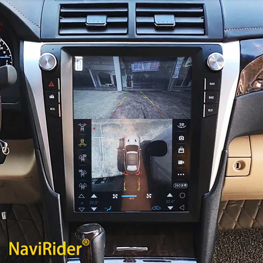 

12,1 дюймовый экран Tesla Style Android 13 IPS для Toyota Camry 2015 2013 2012, автомобильное радио, мультимедийный видеоплеер, навигация GPS 2din
