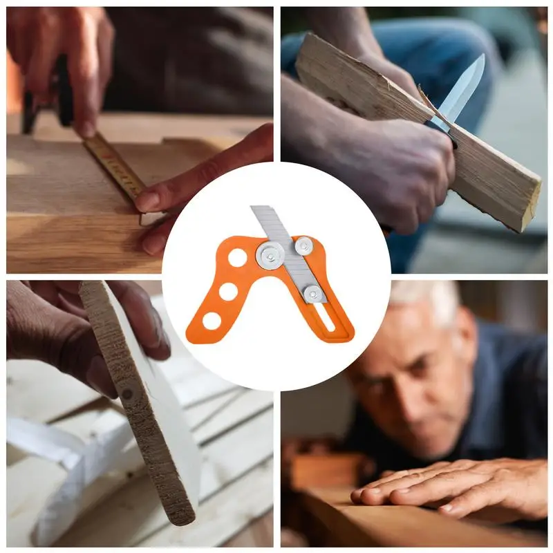 PVC คู่มือขอบแถบ Trimmer วีเนียร์เครื่องตัดขอบเครื่องมือไม้ Chamfer เครื่องบินไม้ Chamfering Fillet Scraper Chamfer Trimmer