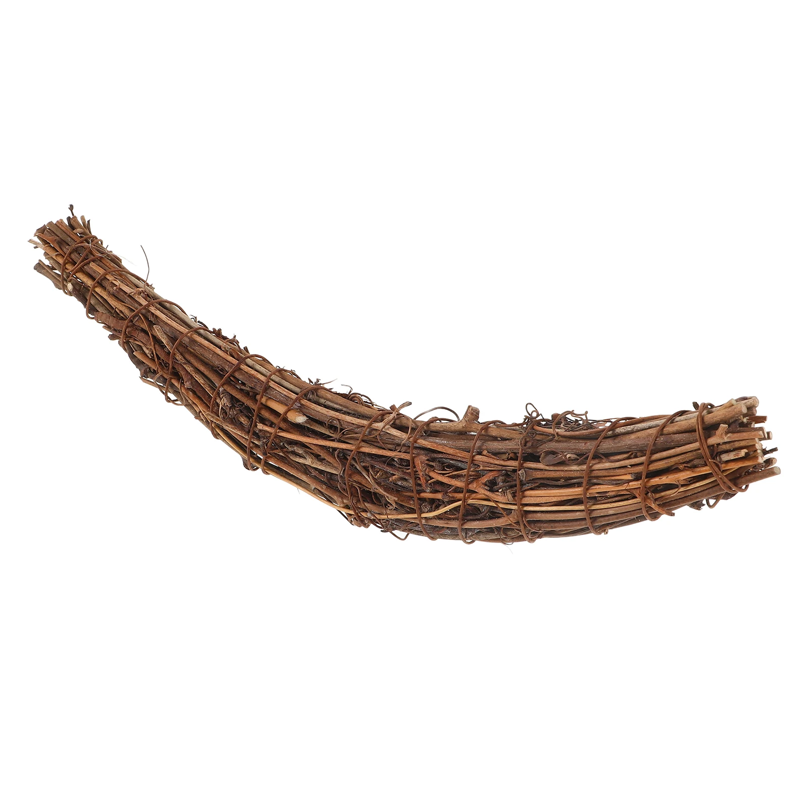 

Crescent Moon Pendant Floral Rattan Ring Diy Wreath Material Door Wreaths Decorate Grapevine Frames Decorations Hanging