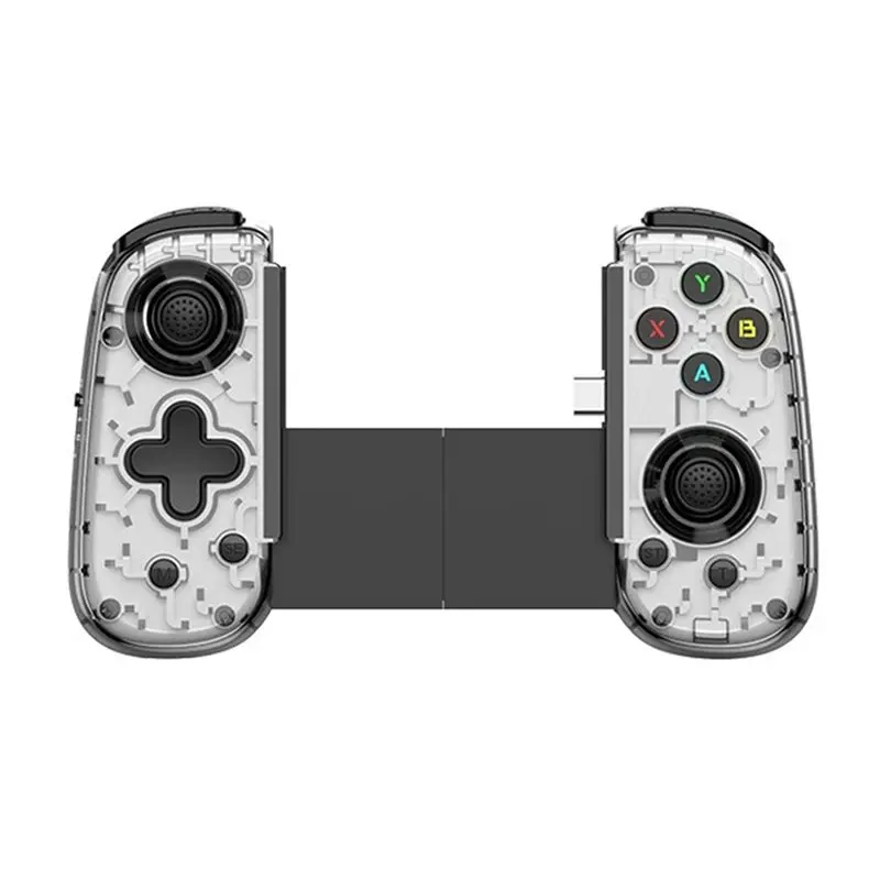 B92B D6 Mini Gamepad Stretching Gaming Control for Android Cell Phone PC Tablet Hall Effect Joystick Foldable Type-C Port
