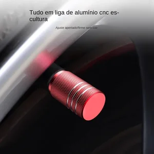 Aluminiumauto Entfernen Sie Ventilstangenkappe, Radstiel, Knurlingsstil, Luftventilkappe, universelle Zubehör, 4pcs 8 Hauptverkäufe BMW Deckel Valvula Reifen - №2