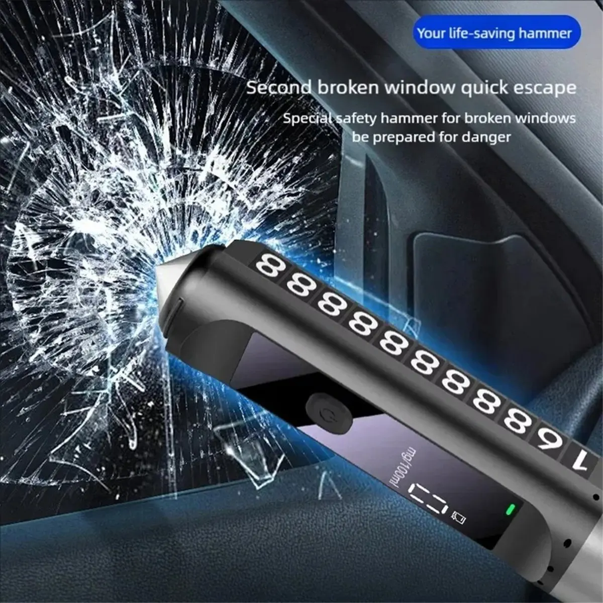 【~ New A88T】Portable Alcohol Tester LCD Display Drunk Driving Test Breathalyzer Alcohol Detector Temporary Parking Number Plate