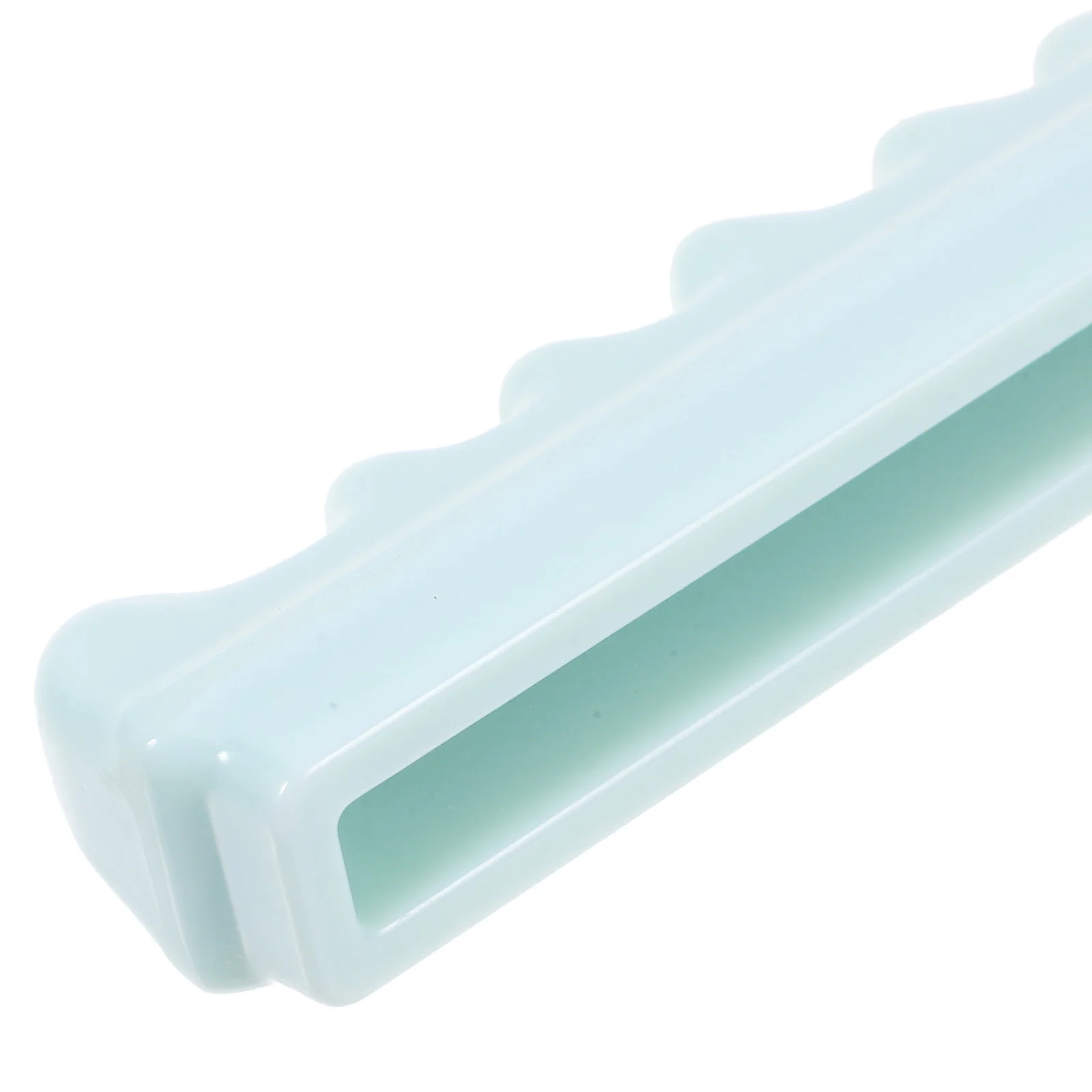 Ceramic Brush Holder with Imitation Jade Finish Brush Mountain Design Pen Stand for Writing Tools Home Office Organization