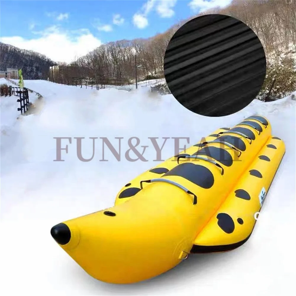 

Inflatables bananas boats for sale PVC material 6 seats inflatable banana boat