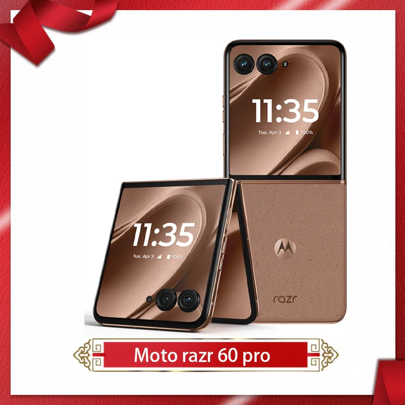 Оригинальное мобильное зарядное устройство Lenovo Moto Razr 60 Pro 5G Snapadragon8s Gen3 6,9 дюйма LTPO 50MP 45 Вт, 4300 мАч, 15 Вт, беспроводное NFC