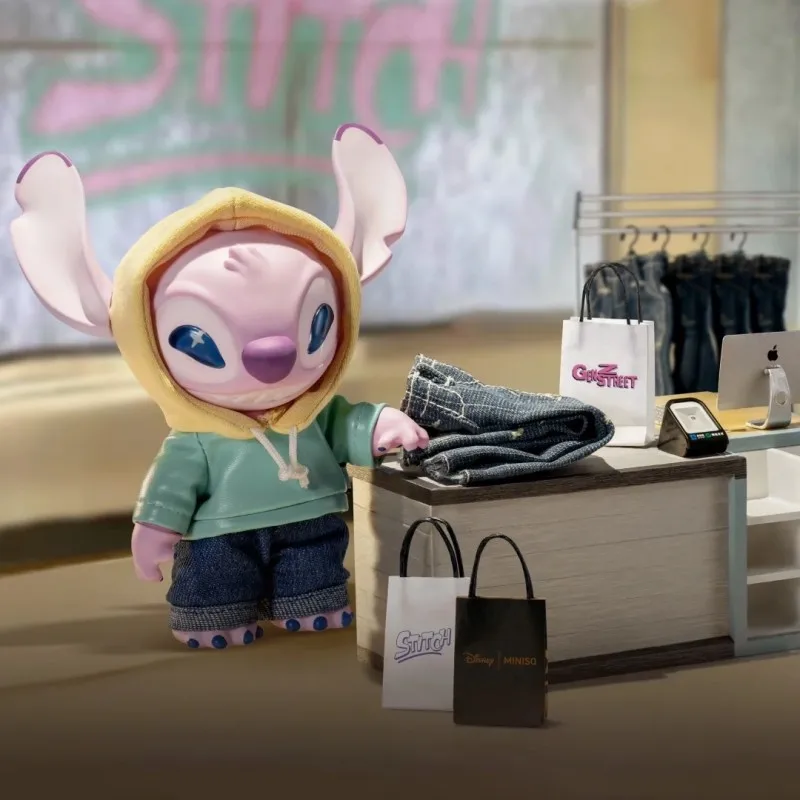 ディズニー ブラインドボックス おもちゃ 男の子向け スティッチ ストリートグルー ぬいぐるみキーホルダー ぬいぐるみフィギュア ディスプレイ ホリデーギフト