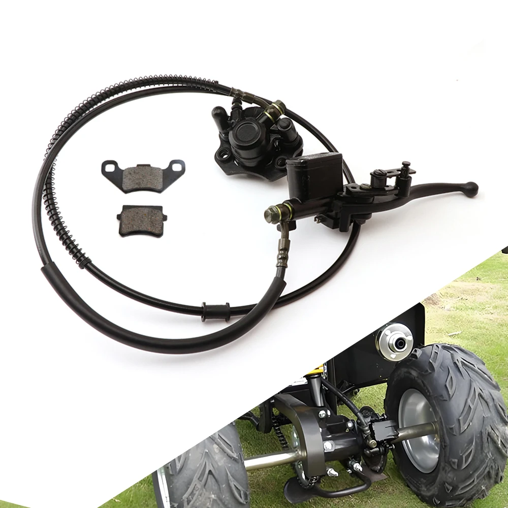 Conjunto de pinça do cilindro mestre do freio a disco hidráulico da mão traseira para 50cc 70cc 90cc 110cc 125cc atv quad buggy peças de reposição