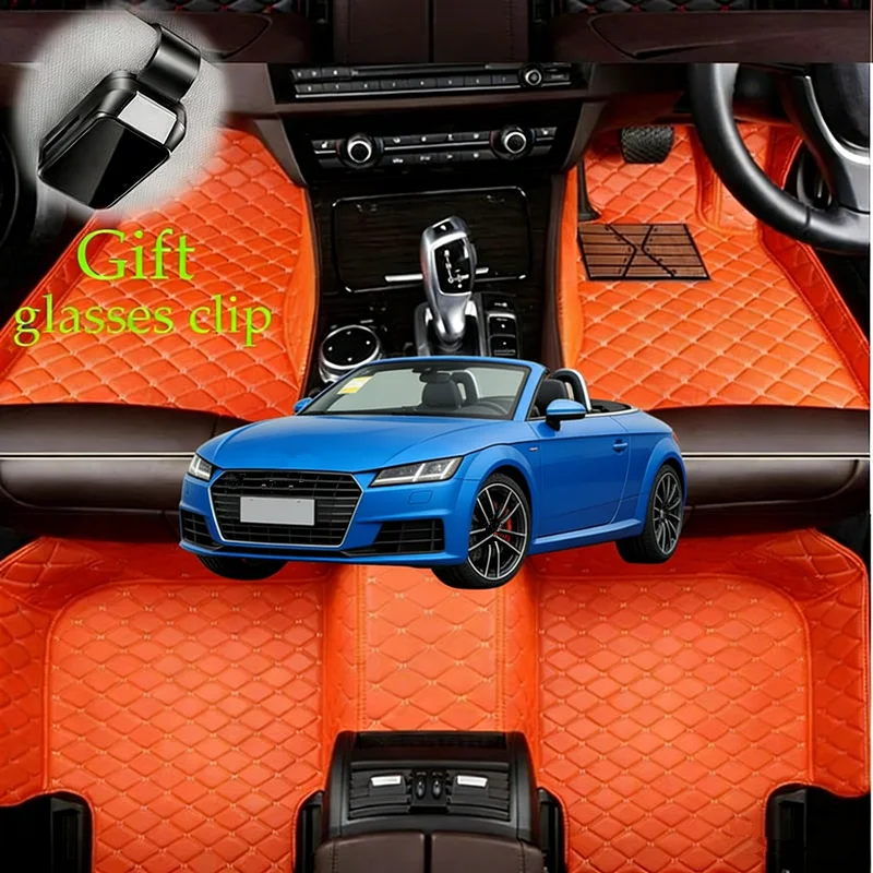 

Custom For Audi TT TTS 8J PQ35 Convertib Roadster2008-2018 Car Floor Mats Car Accessories Carpets Covers Left /Right Hand Drive