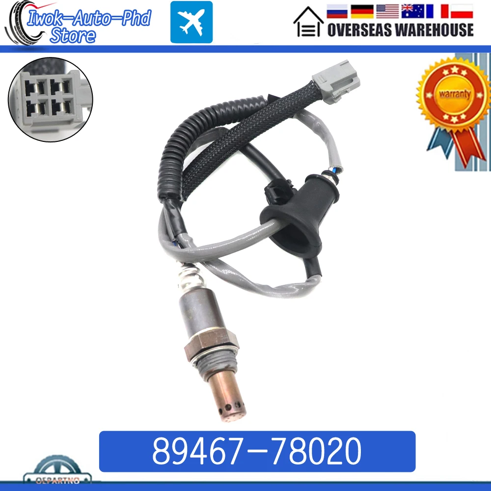 

89467-78020 NEW Air Fuel Ratio Lambda O2 Oxygen Sensor For Lexus NX200 2WD 4WD 3ZR-FAE 2017-2021 8946778020 89467 78020