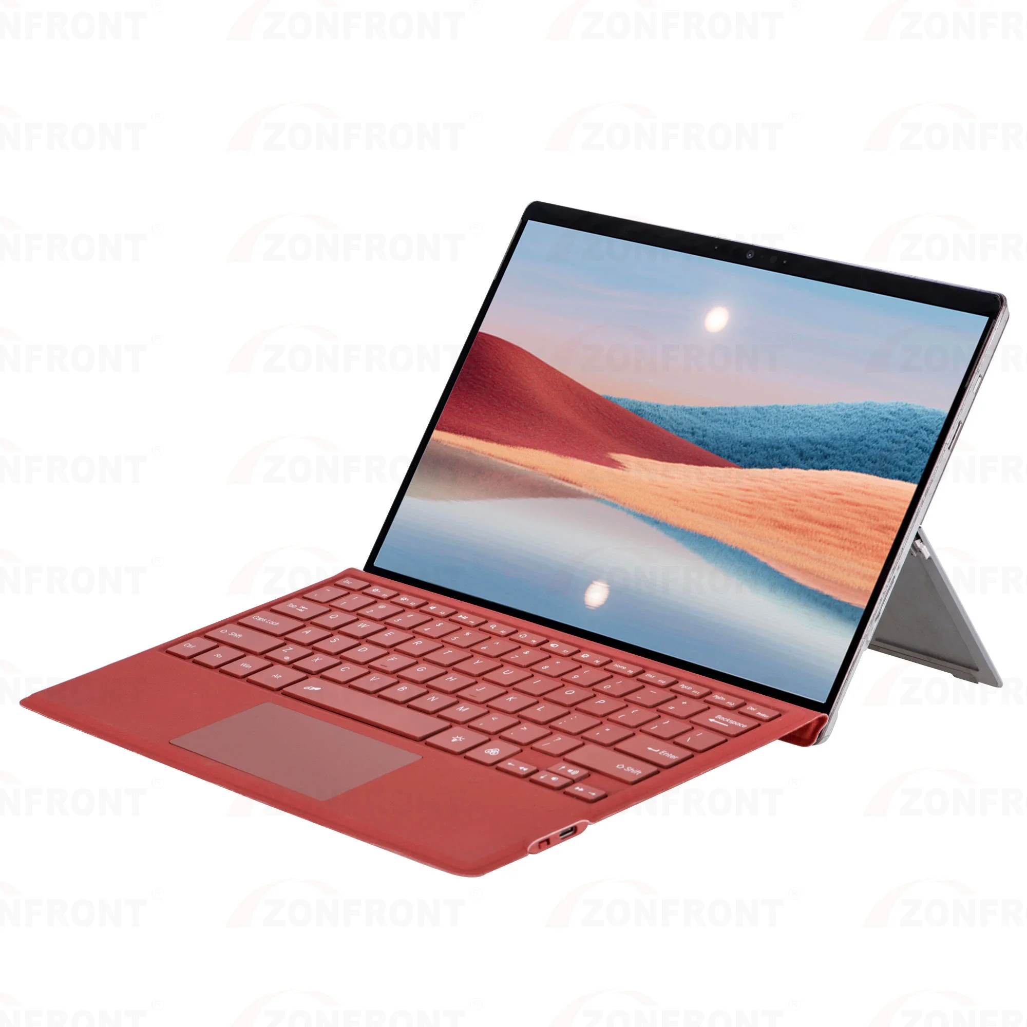 Backlight Bluetooth Keyboard For Microsoft Surface Pro 3 4 5 6 7 Keyboard Backlit Trackpad Wireless Teclado  tablet keyboard view 4