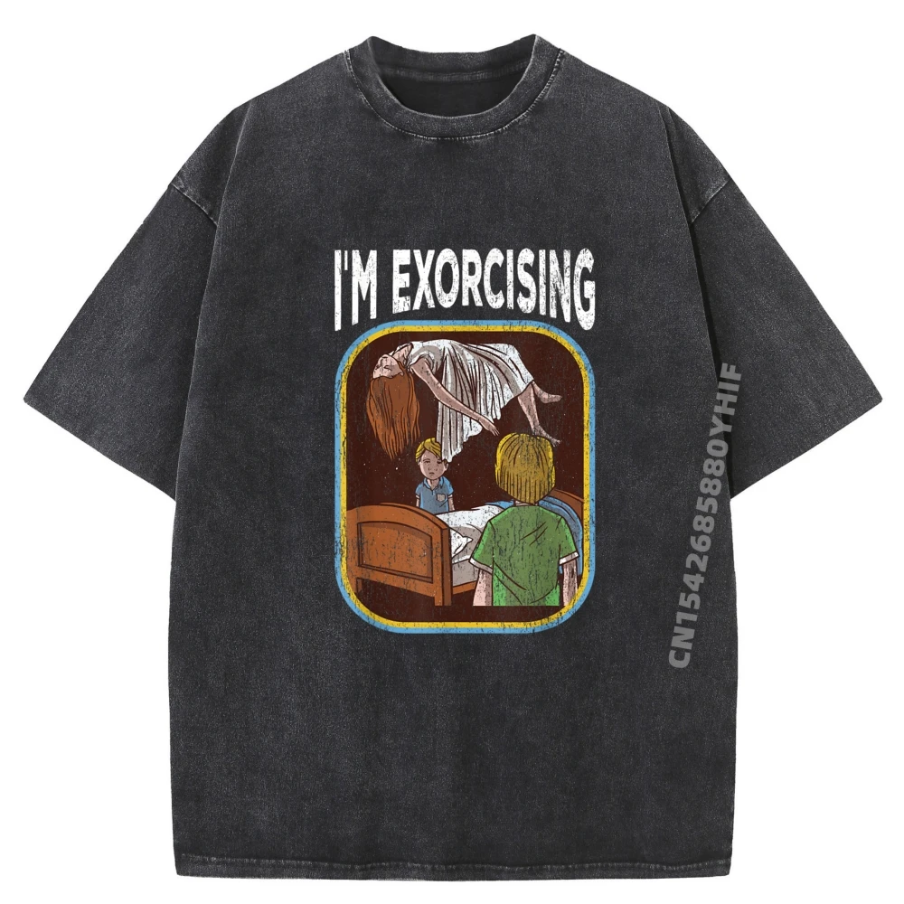 

Последние футболки с принтом из фильма ужасов, винтажная ностальгическая черная рубашка, футболки с графическим рисунком, мужская одежда, потертая рубашка с алфавитом для мужчин