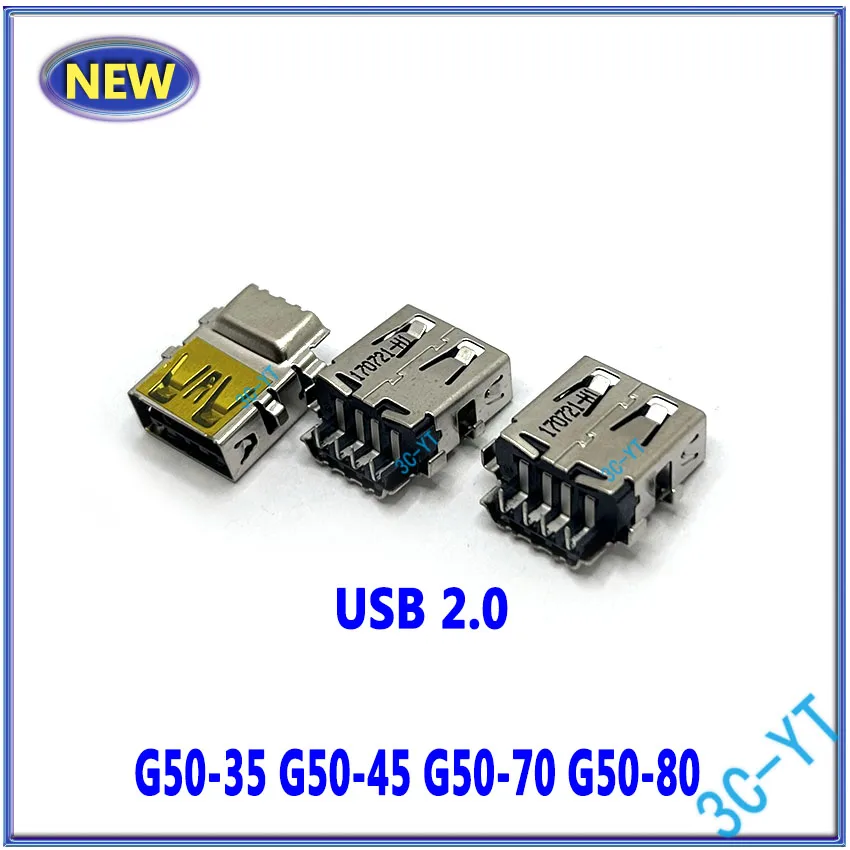 1-10PCS New Laptop USB2.0 Female Jack Socket Port Connector For Lenovo G50-35 G50-45 G50-70 G50-80