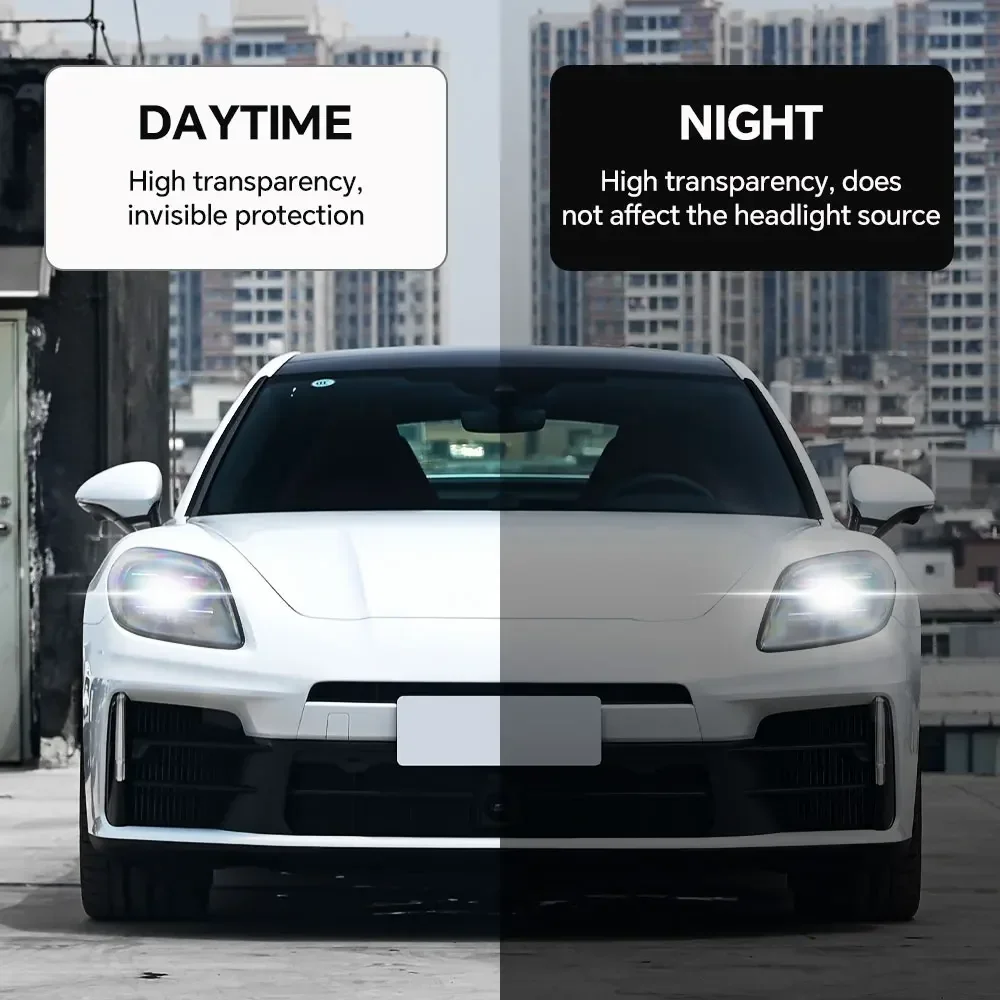Headlight Rearview TPU Protection Film For Porsche Panamera Base 2024-UP Pre-cut PPF Clear Bra Anti-scratch Resistant Invisible