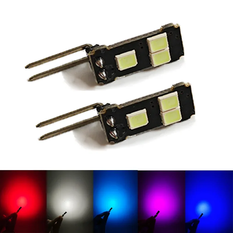 2pcs Car Interior LED Footwell Light Foot Step Light 3-SMD For VW Jetta ID.4 Tayron T-Roc Talagon T-Cross