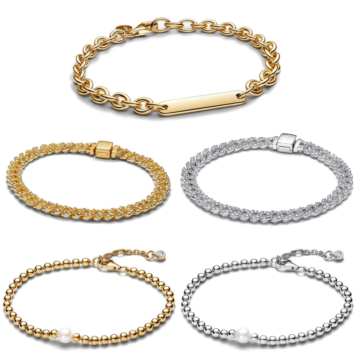 

Горячая новинка 2025: Модный креативный браслет с жемчужной застежкой для женщин, DIY украшение, романтический подарок