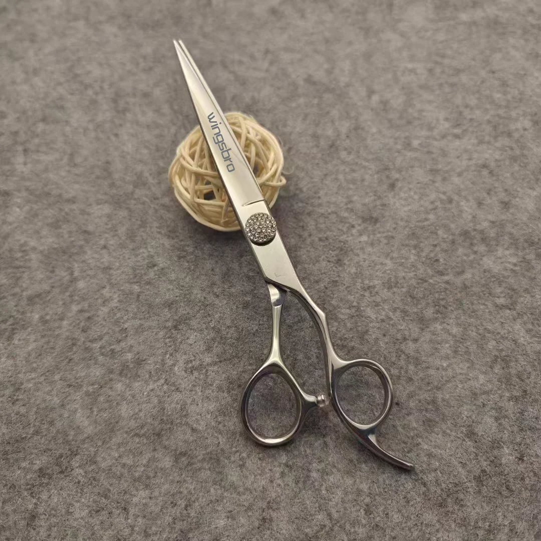 Wingsbro Professional Hair Scissors, Sharp Hairdressing Scissors, High Quality Stainless Steel Flat Cut Scissors For Barbers