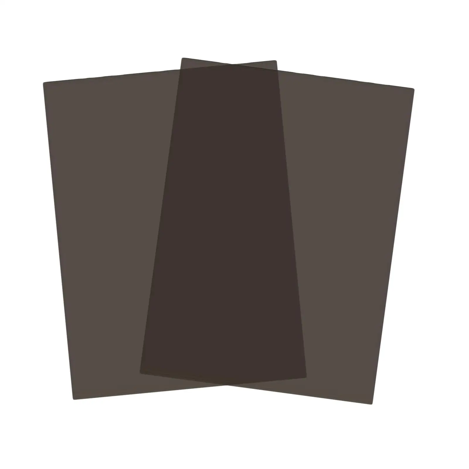 2Pcs PVC Translucent Sheet, DIY Stencil Art Sheet, Pet Stencil Material, Clear Sheet, PVC Sheet for Cutting, Machine Crafts