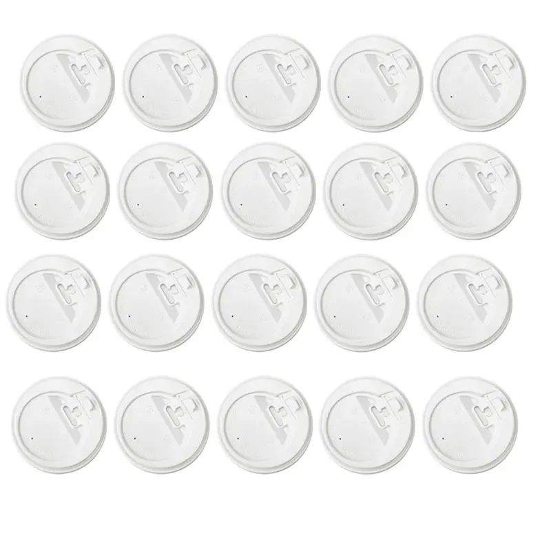 IALJ-200Pcs Count Coffee Cup Lids, 3.54Inch Disposable Plastic Lids For 10Oz, 12Oz, 16Oz, And 20Oz Paper Cups