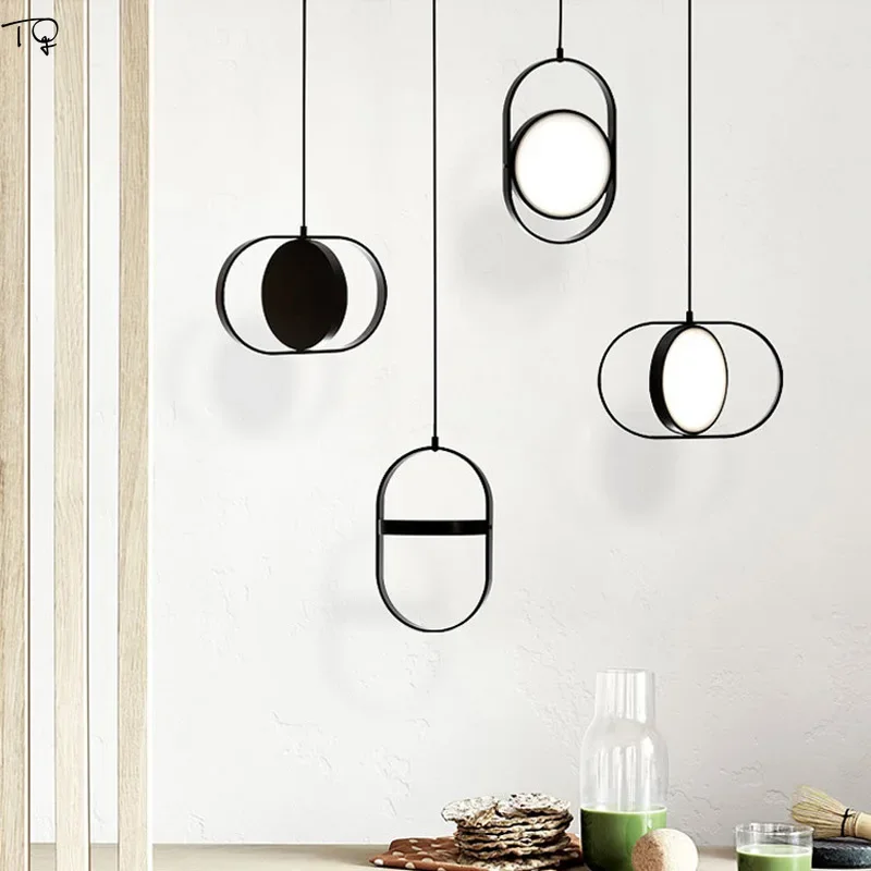 

Nordic Designer Vertical Horizontal Pendant Lights Led Ceiling Hanging Suspension Lamp